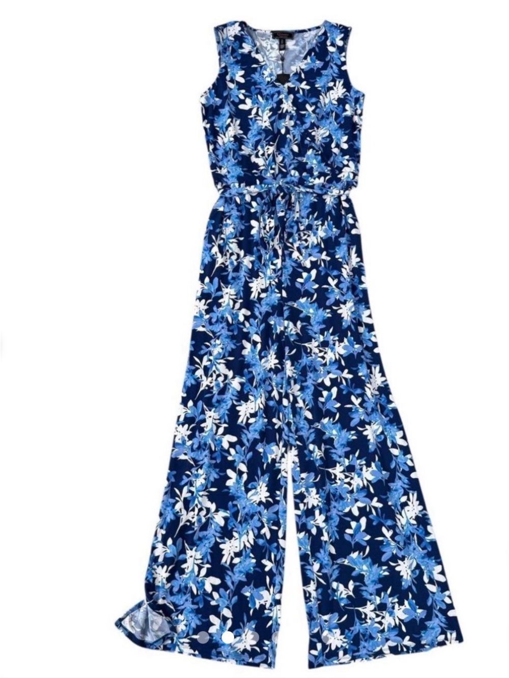 C Wonder Christian Siriano Womens Sleeveless Jumpsuit, Sz XS TP Blue <<<459>>>>